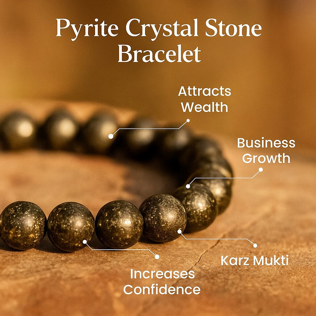 Pyrite Bracelet For Unisex Adult (Gold) Payarite