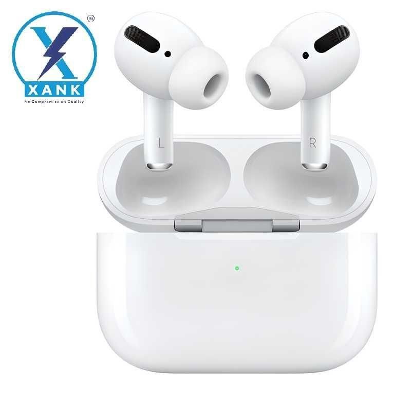 XANK Air-pods Pro with Wireless Charging Case with Sensor Enabled Bluetooth Headset (White, True Wireless) Earphones