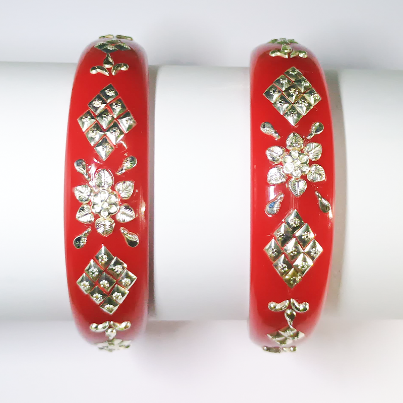 SHREYA JEWELERY Silver Pola Bangles For Women | Original 916 Silver 3 gm Bangles