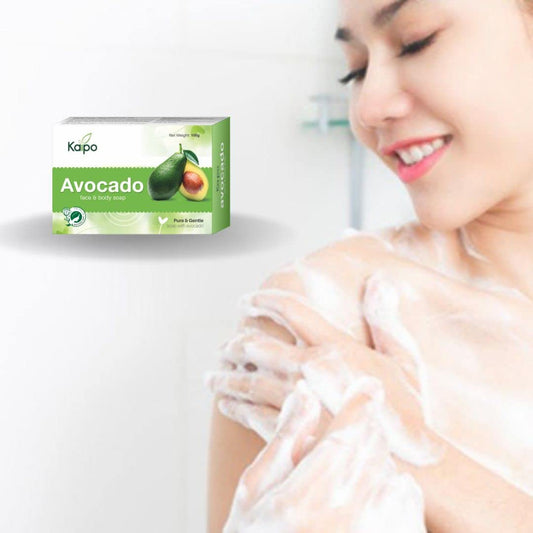 KAIPO Avocado Soap with Cucumber Extracts ,Vegetable Oils for Great Effect Soap