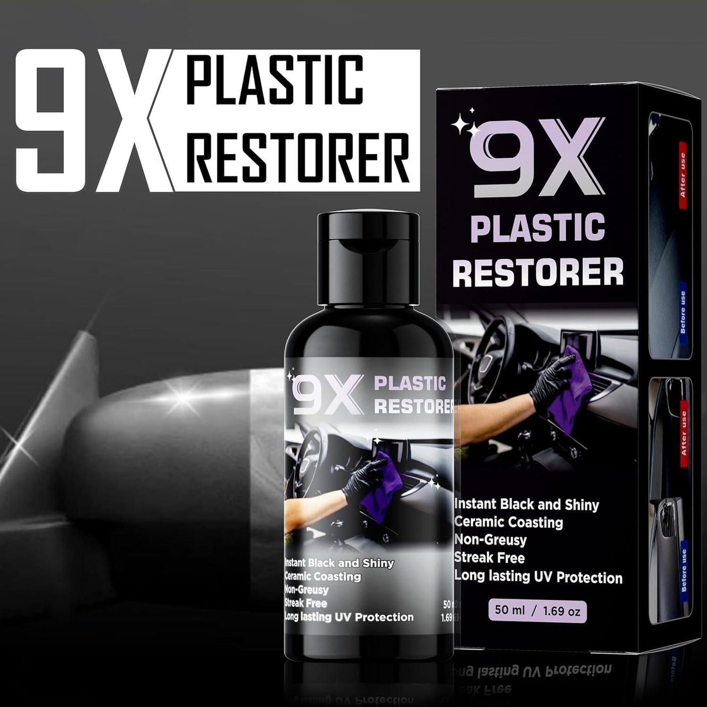 Plastic Restorer 50 ml - Car Cleaner (1p) Car Accessories