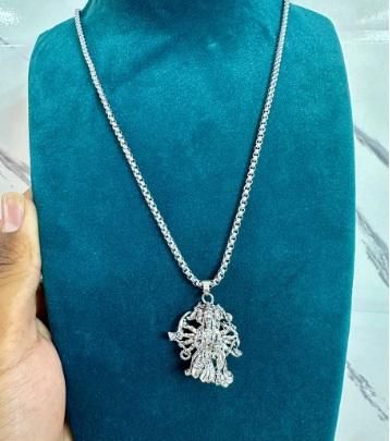 Panchamukhi Hanuman Pendant With Chain Jewellery Chain