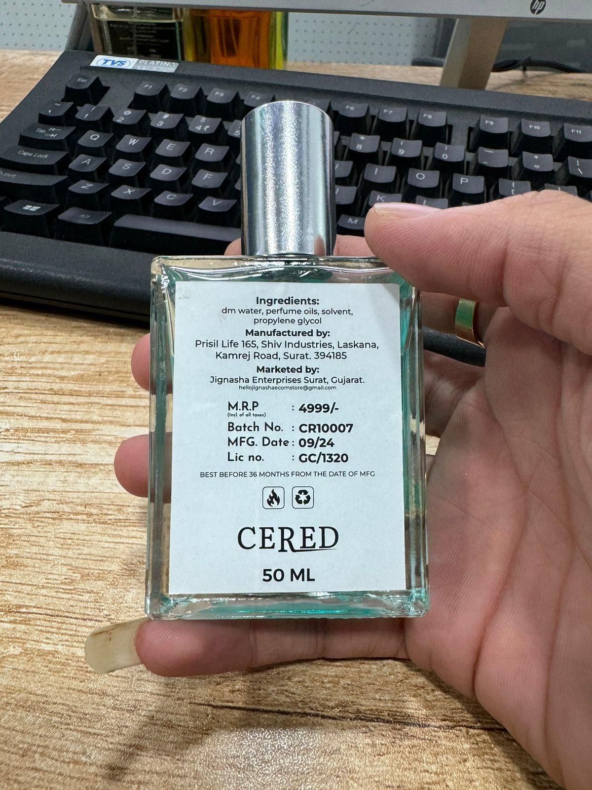 CERED Aventus Perfume 50ML Perfume