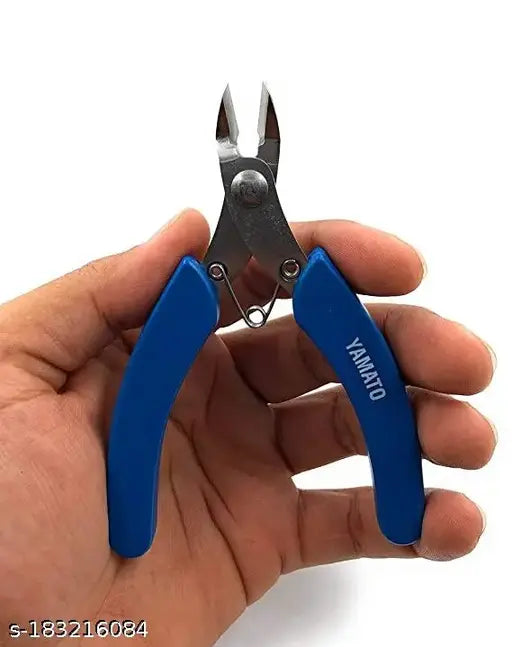 Yamato Stainless Steel Mini Diagonal Nipper, Cutter - Blue (1p) Steel Nipper