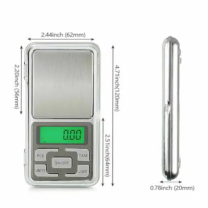 Mini Pocket Weight Scale Digital 0.01G To 200G For Jewellery/Chem/Kitchen Small Weighing Machine Digital Scale
