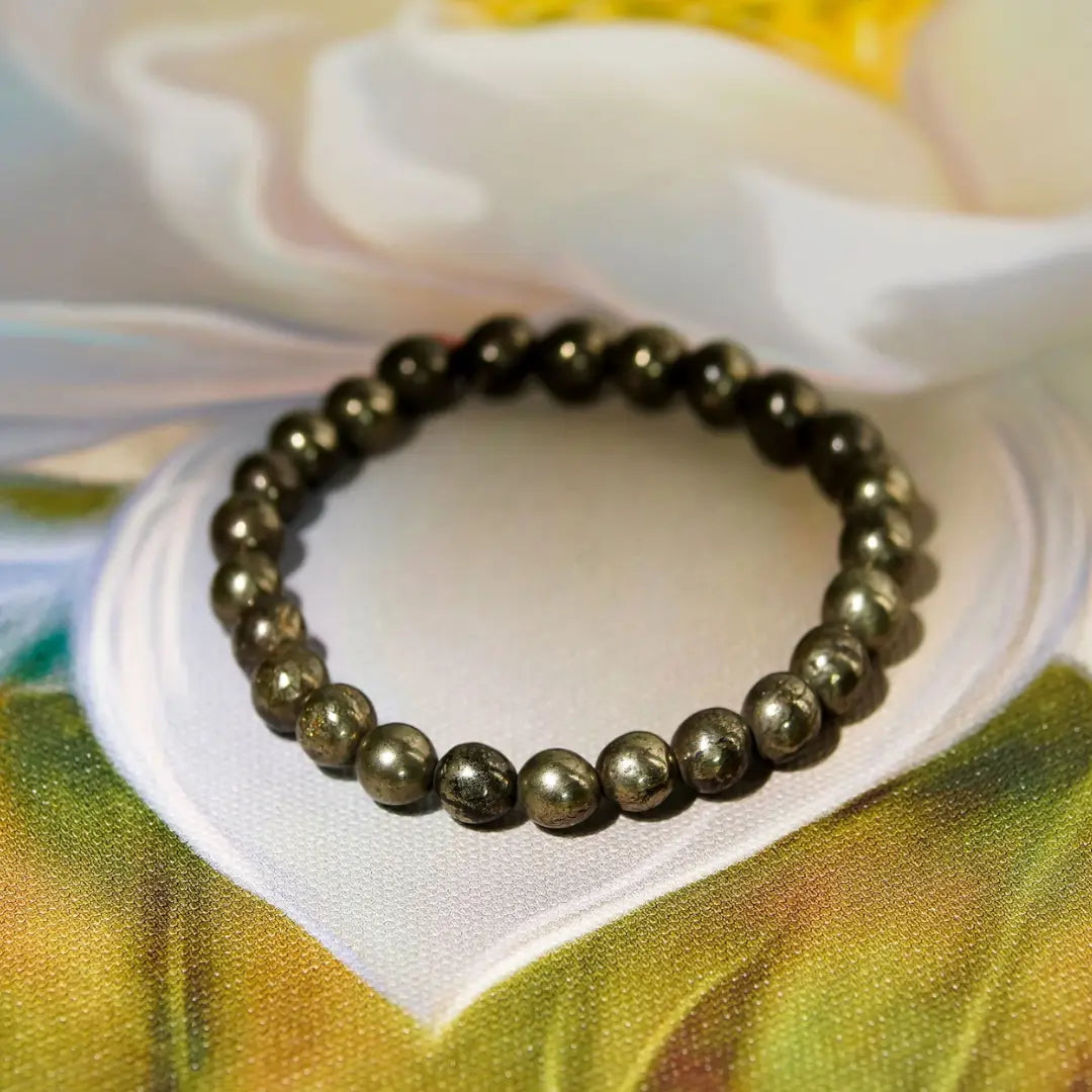 Pyrite Bracelet For Unisex Adult (Gold) Payarite