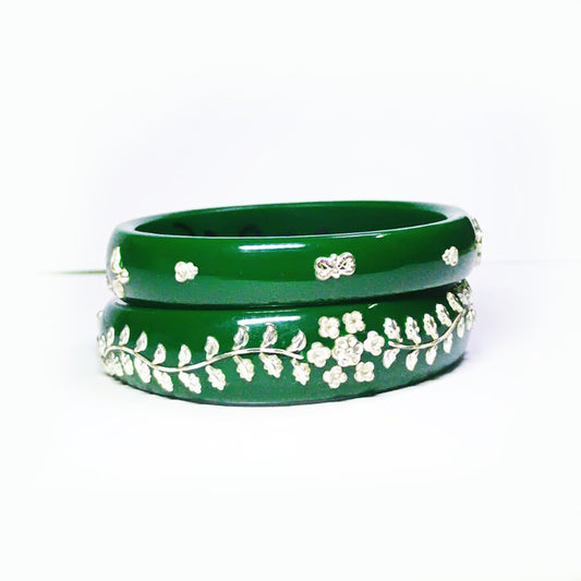 SHREYA JEWELERY Silver Pola Bangles For Women | Original 916 Silver 3 gm Bangles