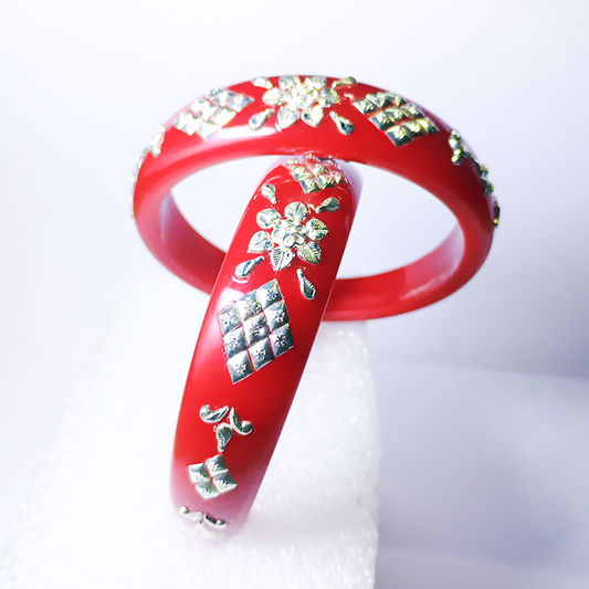 SHREYA JEWELERY Silver Pola Bangles For Women | Original 916 Silver 3 gm Bangles