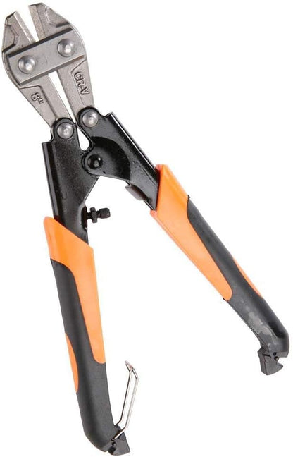 Jingdin 8" Bolt Cutter, Heavy Duty Mini-Bolt Cutters Wire Cable Cutter Pliers Shear Cutting Tool (1p) Hardware