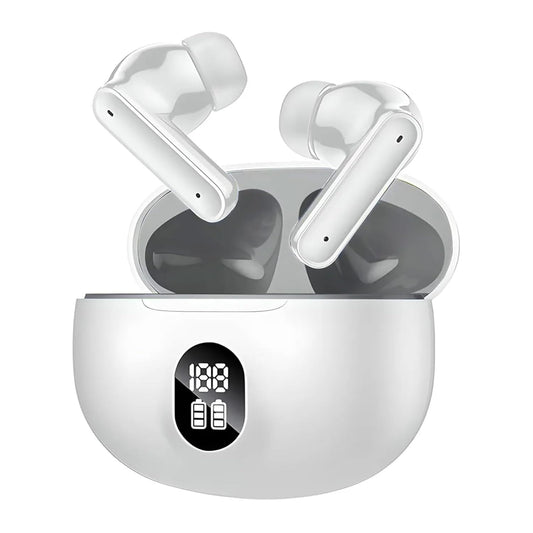YOYO PODS TWS Earbuds with Battery Display, BT 5.3+ENC Wireless Headphone, Upto 36Hrs Playtime, Quick Pairing, Immersive Sound, Touch Control, Fast Charging, IPX4 & Voice Assistance Earpods