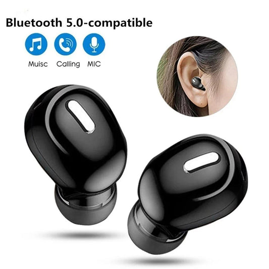 X9 Mini 5.0 Bluetooth Earphone Wireless Headset With Mic Earphones